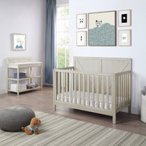 Rustic 2024 gray crib